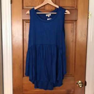Royal Blue Babydoll Tunic